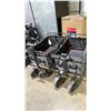 Image 1 : 2 FOLDING 4 WHEEL WAGONS (1 WITH DAMAGED HANDLE, MAY BE MISSING PIECES)