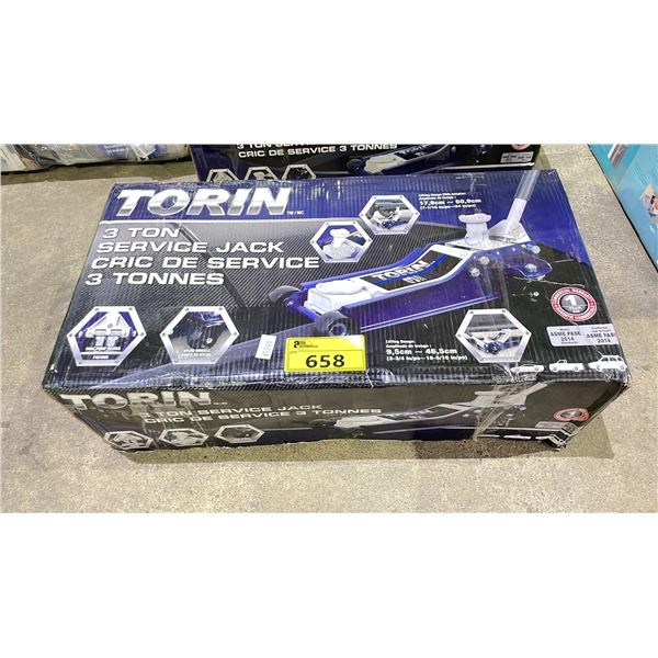 TORIN 3-TON SERVICE JACK (MAY BE MISSING PIECES)