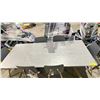 Image 2 : SYNTHETIC GRANITE TABLE (COSMETIC DAMAGE) WITH 6 CHAIRS