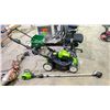 Image 2 : GREENWORKS PRO CORDLESS MOWER WITH BATTERY & GREENWORKS PRO CORDLESS TRIMMER (UNKNOWN WORKING