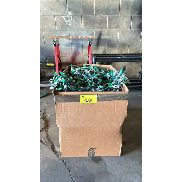 BOX OF CHRISTMAS LIGHTS