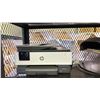 Image 2 : SHELF OF ASSORTED ITEMS INCLUDING; HP PRINTER, PROPANE PIZZA OVEN, LIGHT FIXTURE & MORE