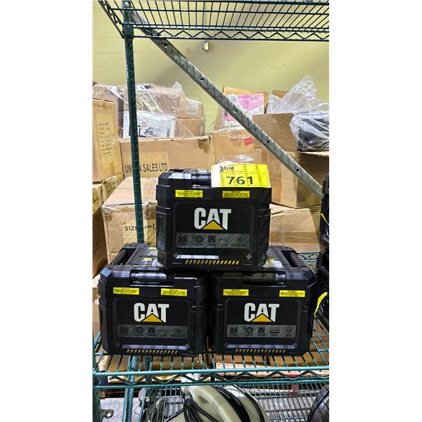 3 ASSORTED CAT POWER STATIONS (UNKNOWN WORKING CONDITION)