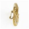 Image 5 : Antique Victorian 14k Gold Infinity Love Knot Enamel Bead Work Brooch w/ Diamond