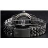 Image 3 : Rolex Mens Stainless Steel Blue Diamond Fluted Bezel 36MM Datejust Wristwatch
