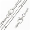 Image 8 : 14k White Gold 2.06 ctw GIA Large Diamond Open Swirl Dangle Pendant w/ Dual Chai