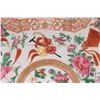 Image 8 : Antique Chinese Famille Rose charger, insect, bird and floral motif 14 1/2" diameter. note: has had 