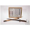 Image 1 : Chinese military officers style dagger with document