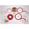 Image 1 : Five china tea cups and saucers including Anysley, Royal Cauldon, Royal Stafford "Tapestry" etc. NOT