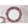 Image 2 : Eight antique English Minton "Florentine" 10 1/2" dinner plates with early impressed markings, note: