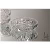 Image 2 : Selection of antique brilliant hand cut crystal including six 4 1/2" diameter dishes signed by Roden