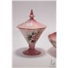 Image 2 : Two pieces of Royal Winton Grimwades floral transferware including 9" diameter bowl and lidded dish
