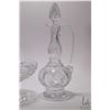 Image 2 : Crystal comport and a 16" decanter with stopper