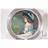Image 2 : Two Francois Brassac French made plates with pewter frames including Edwards Patry "La dame au chape