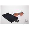 Image 1 : Pair of Corning Optics Serengeti Drivers 5222R sunglasses with bag  Note: buyers must satisfied them