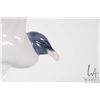 Image 8 : Two collectible German Metzler & Ortloff glazed porcelain birds including 10 1/2" seagull and a smal