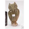 Image 2 : Carved African stone owl signed by Zimbabwe artist Bevin Chikodzi (1966-2006), 9" in height
