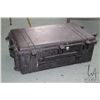 Image 1 : Pelican model 1650 hard case with no liner, 11" H X 32" W X 21" D. NOTE: This item may be expensive 