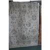 Image 1 : Polyester blend Dynamic rugs "Opulus" carpet with cream background and geometric floral pattern and 