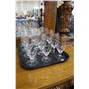 Image 1 : Twelve Czechslovakian Belfor "Exquisite" crystal water glases, each 6 1/2" in height. NOTE: This ite