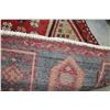 Image 3 : 100% handmade Iranian wool carpet runner "Ardebil" with double medallion, red and blue background an