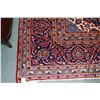 Image 2 : 100% hand made Iranian "Kashan" carpet with centre medallion, multiple boarders, red background, and