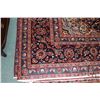 Image 2 : 100% hand made Iranian "Kashan" carpet with center medallion, multple boarders, red background and h