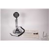 Image 1 : Push to talk, desk top microphone model D-104 by Vastatic Corp. note: not tested at time of catalogu