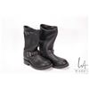 Image 1 : Pair of Harley-Davidson size 7 ladies leather 11" riding boots