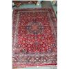 Image 1 : 100% hand made Iranian "Mashad" carpet signed by Weaver with center medallion, multiple boarders, re