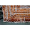 Image 2 : Premium Collection Sizan Carpet poly/ cotton blend carpet with copper background and highlights of c