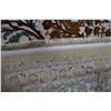 Image 3 : Premium Collection Sizan Carpet poly/ cotton blend carpet with cream background and overall floral d