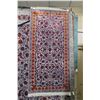 Image 1 : Premium Collection Sizan Carpet poly/ cotton blend carpet with blue background, overall floral desig