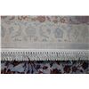 Image 3 : Premium Collection Sizan Carpet poly/ cotton blend carpet with blue background and floral pattern wi