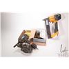 Image 1 : Two pneumatic nailers including Bostitch 16 gauge stapler, model 650S4 and Prime coil nailer plus se