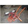 Image 1 : Pair of wall-jacks, magnetic broom and two booster cables