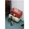 Image 2 : 3 vintage fishing rods including Berkley with Daiwa reel, Three Star with Garcia reel and a Shakespe