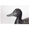 Image 2 : Vintage wooden duck decoy with 11" base, 5 3/4" height, tagged "Bluebill Drake" underneath