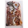 Image 1 : Selection of vintage and collectible jewellery including copper tone necklaces, bracelets, hand enam