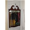 Image 1 : Sheraton antique wood framed wall mirror, outside dimensions 42" X 24". NOTE: This item is not avail