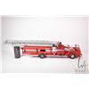 Image 1 : Vintage stamped tin ladder truck marked "The Charles W.M. Doepke Mfg. Co., Rossmoyne Model Toys" wit