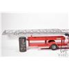 Image 4 : Vintage stamped tin ladder truck marked "The Charles W.M. Doepke Mfg. Co., Rossmoyne Model Toys" wit