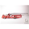 Image 8 : Vintage stamped tin ladder truck marked "The Charles W.M. Doepke Mfg. Co., Rossmoyne Model Toys" wit