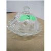 Image 1 : GLASS COVERED BUTTER DISH
