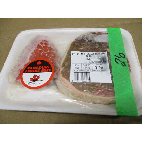 SHELF PULLS (AS IS):  EYE OF ROUND STEAK (APPROX. $7.44)