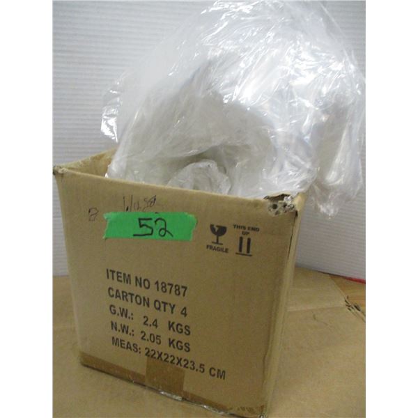 BOX C/W XL CLEAR LEAF BAGS