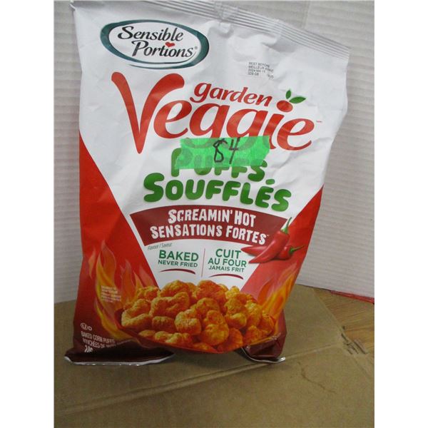 SHELF PULLS (AS IS):  SCREAMING HOT VEGGIE PUFFS - BAG