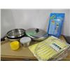 Image 1 : BOX C/W POTS & PANS, ETC