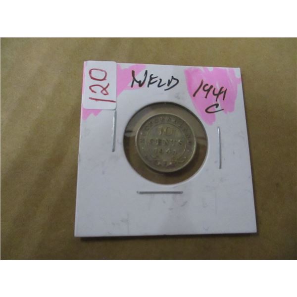1941C NEWFOUNDLAND SILVER DIME