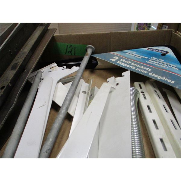 ESTATE:  FLAT C/W SHELVING BRACKETS